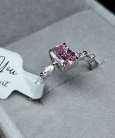 Pink square Ring